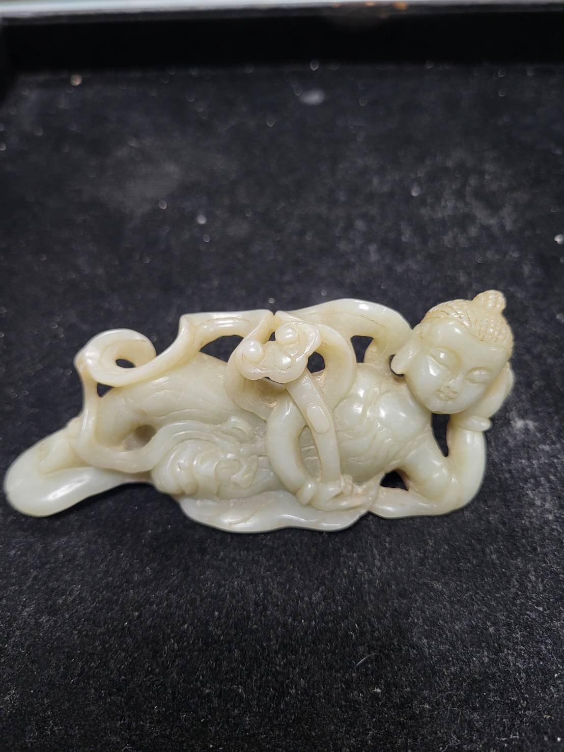 經典收藏分享-臥佛和闐玉