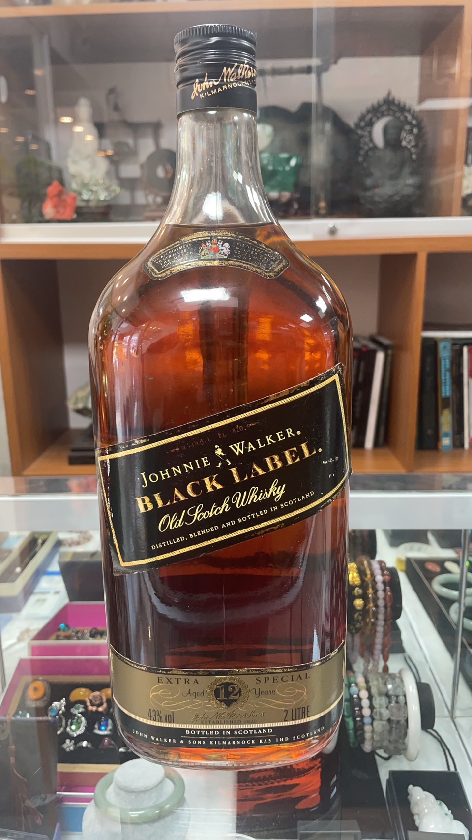 經典收藏分享-約翰走路 Black Label 43%大瓶裝2L